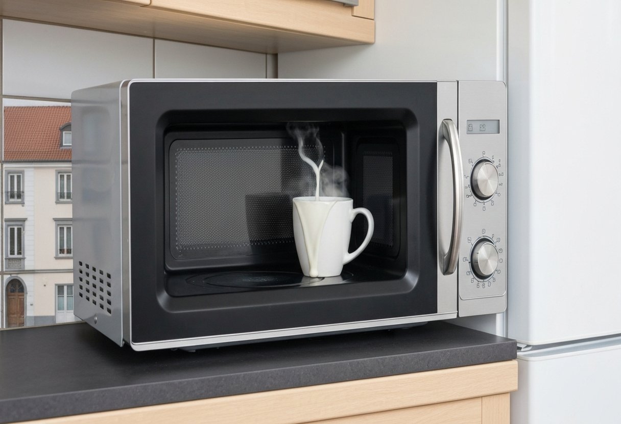 melk water opwarmen magnetron risico